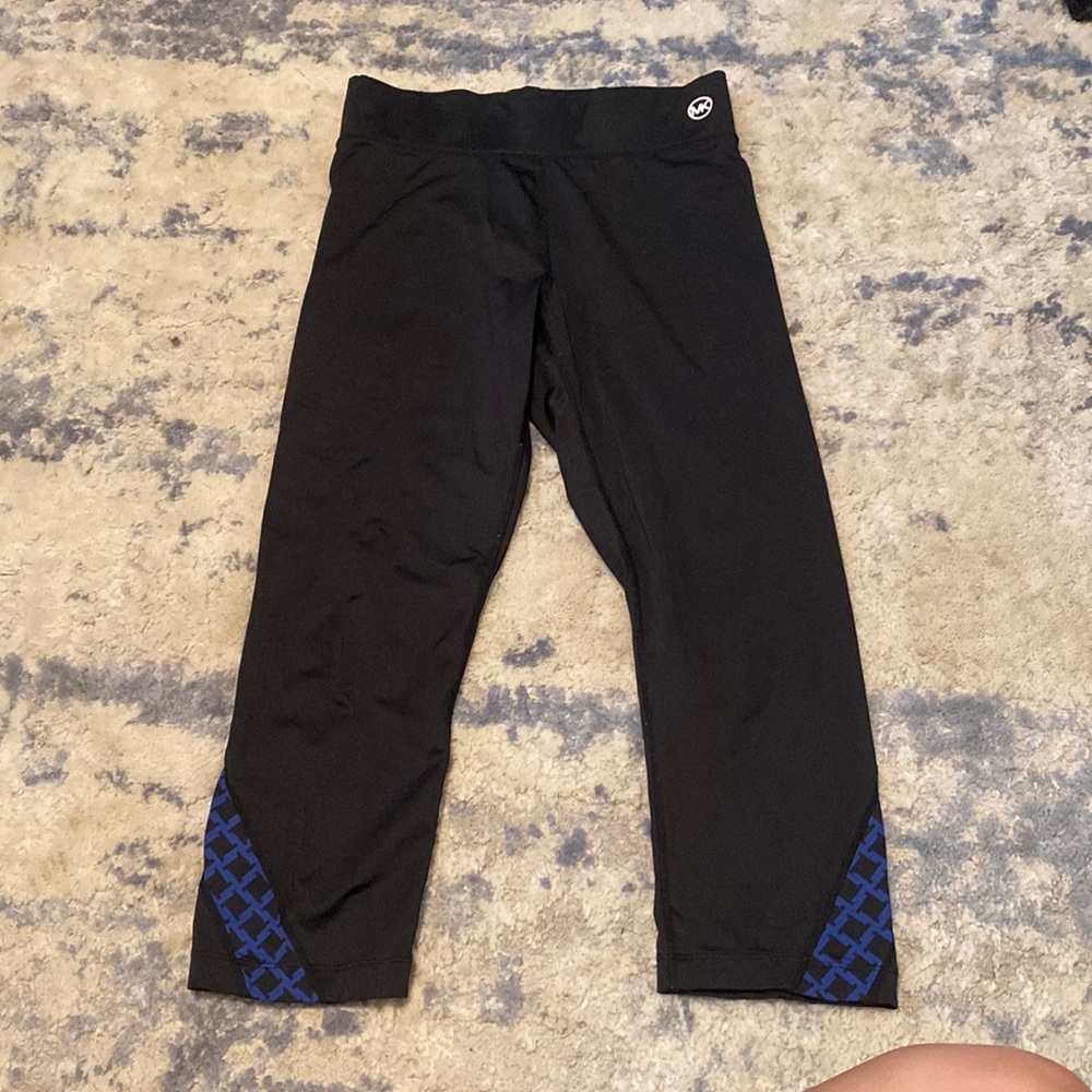 Black and blue Michael Kors leggings size small